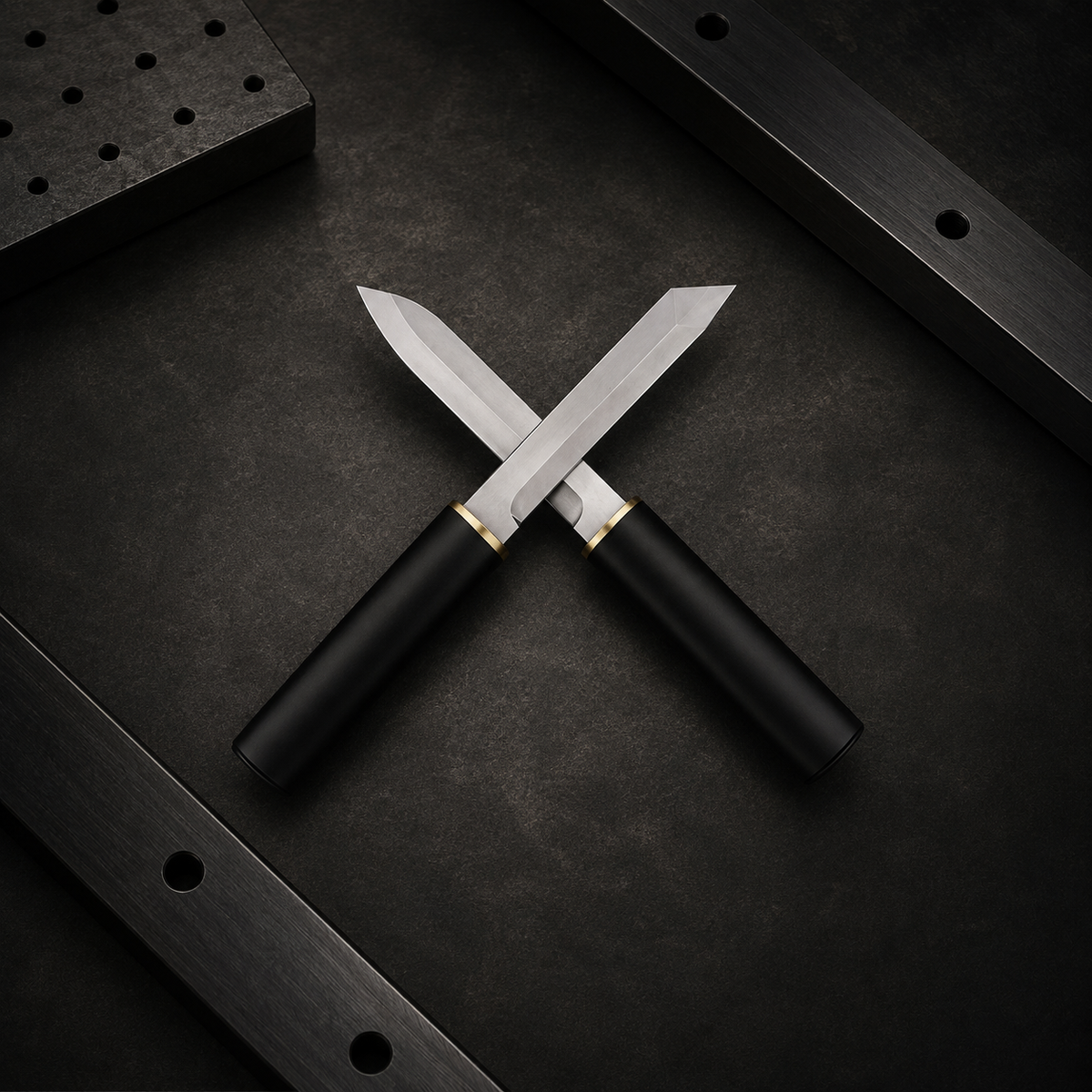 🗡️Twin-Blade Mechanical Collector Piece