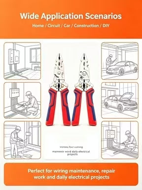 ⚡13‑in‑1 Multifunctional Electrician Pliers With Voltage Tester