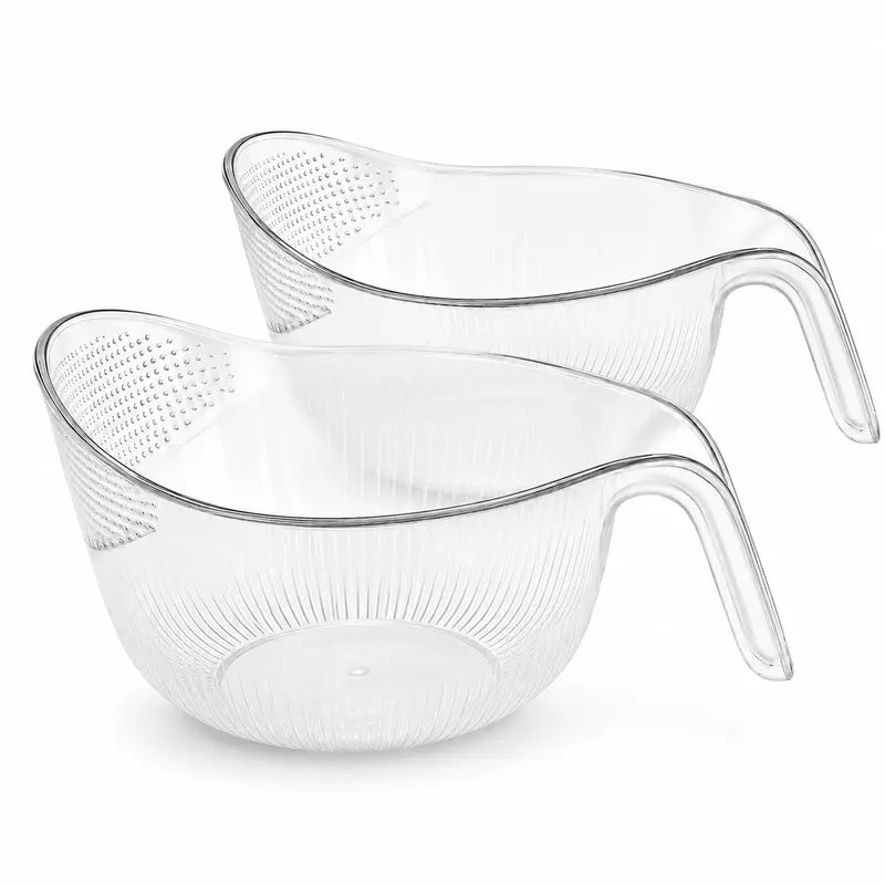 ⚡Aesthetic Multifunctional Rice Strainer with Handle