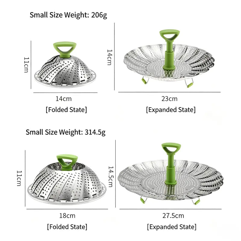 π₯¦ Expandable Steamer Basket β Turn Any Pot Into a Steamer