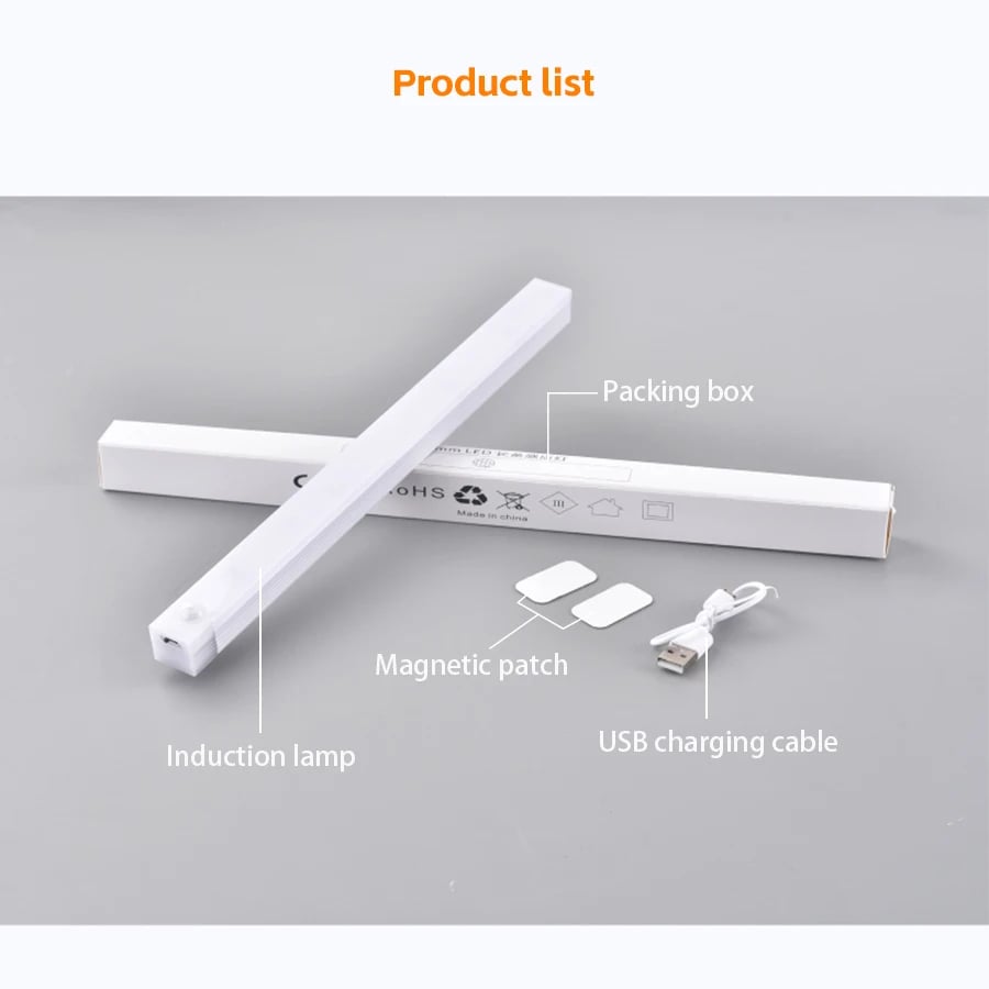 ⚡50% OFF Factory Clearance –💡 Punch-free Smart Sensor Magnetic Rechargeable LED Lights✈Fast Worldwide Shipping