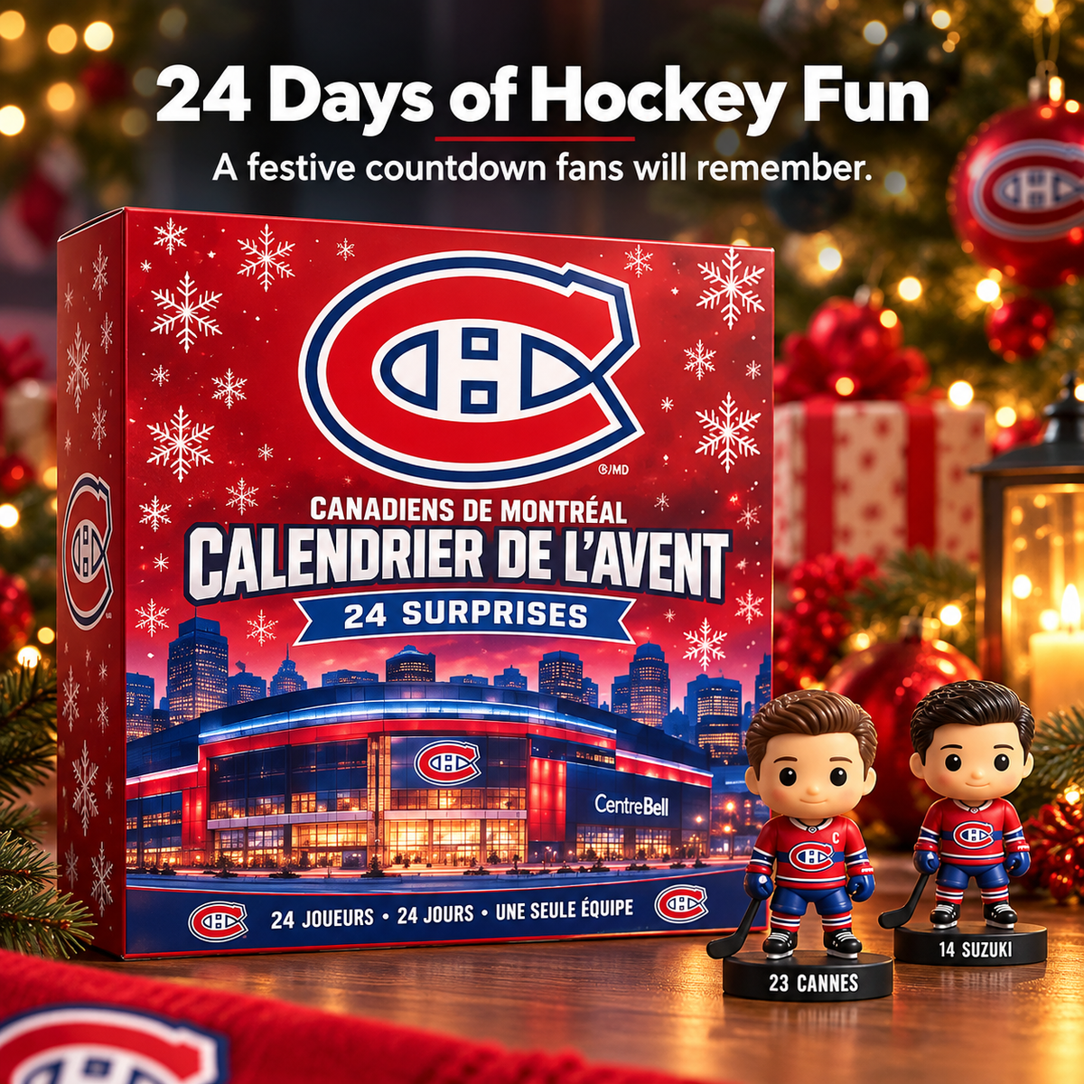 🏒Montreal Canadiens 2026 Christmas Advent Calendar🎄