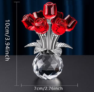 🌹Eternal Colorful Rose Ornament – A timeless symbol of love and elegance