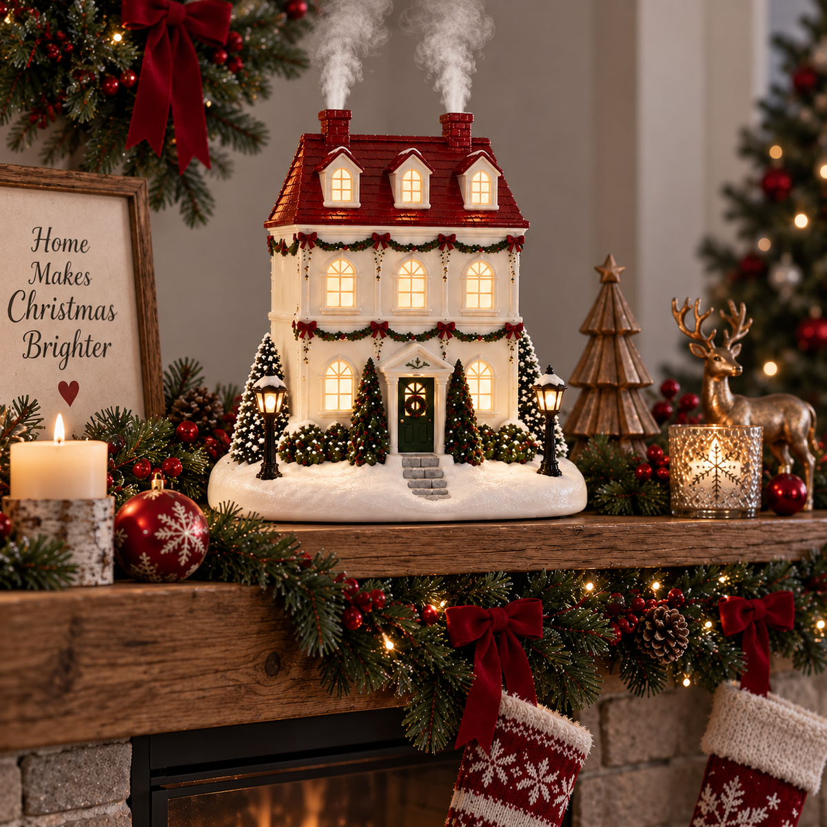 🎄Hot Sale 50%Off🔥 Christmas House Aroma Diffuser