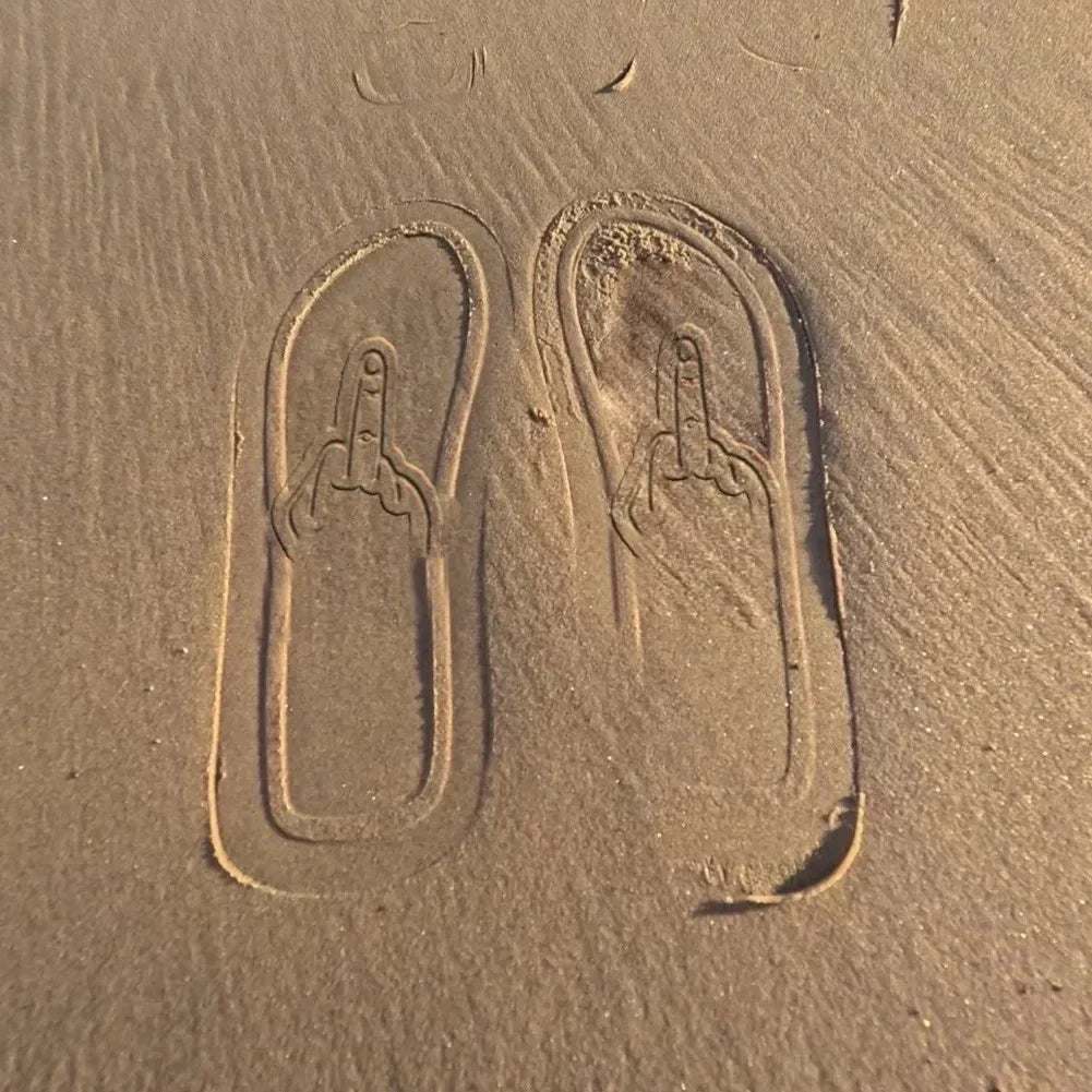 Middle Finger FlipFlops