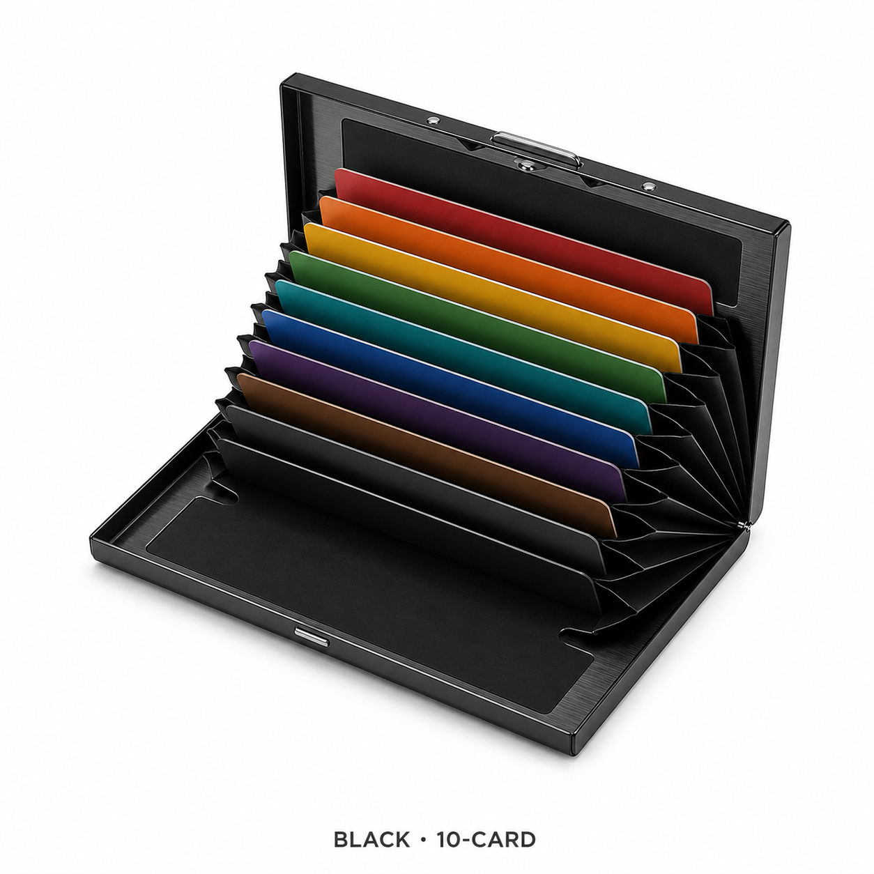 🔒RFID-Blocking Stainless Steel Card Wallet💳 – Organized, Secure & Pocket-Ready