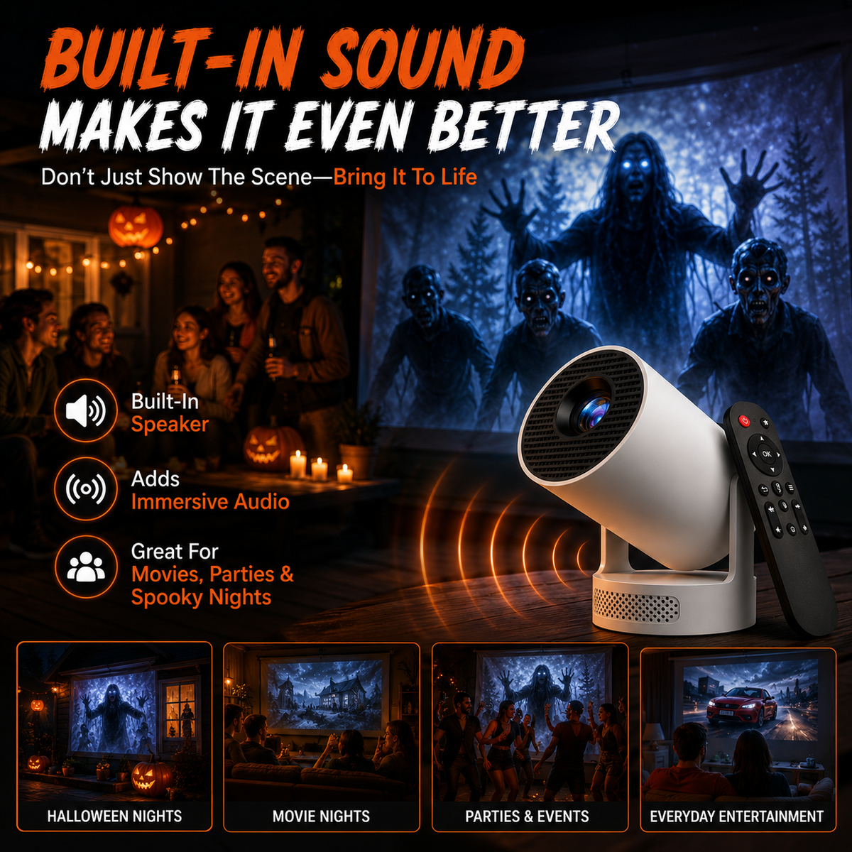 💀 New Halloween window projector