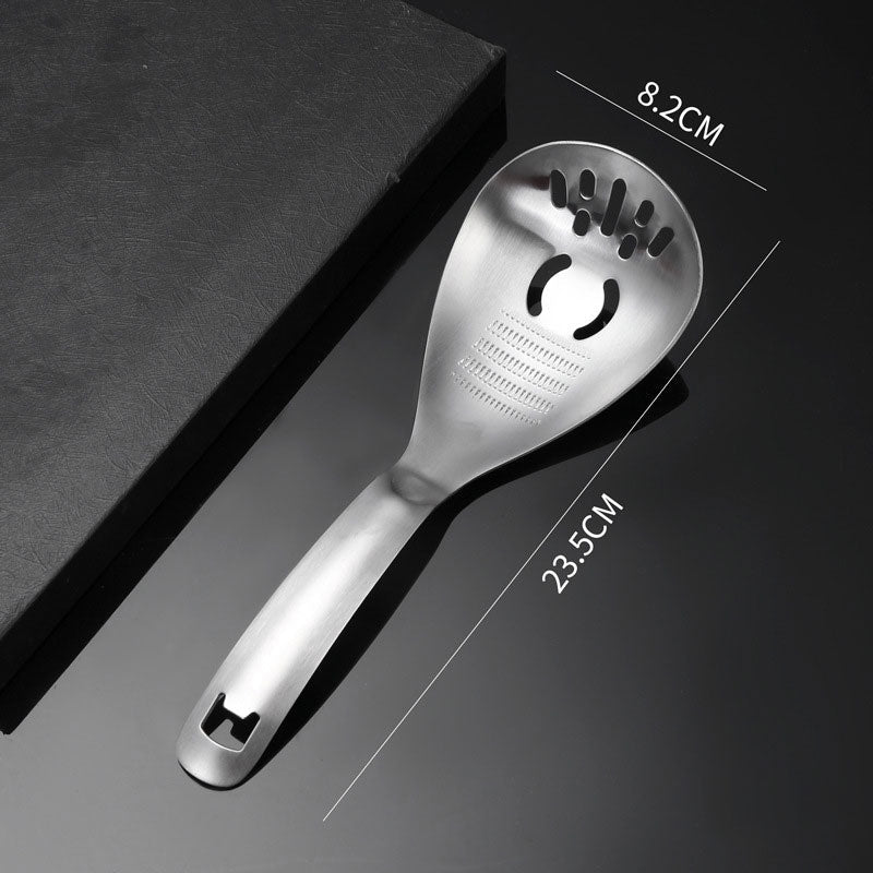 π₯ Stainless Steel Cooking Spoon with Strainer, Masher & More