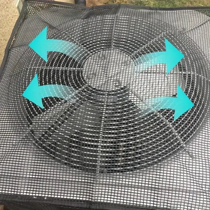 🍃Heavy-Duty Mesh AC Cover – All-Season Outdoor Protection