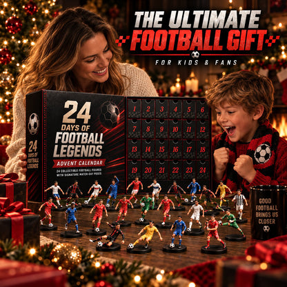 ✨🏆24 Days of Football Legends Advent Calendar | 24 Collectible Player Figures