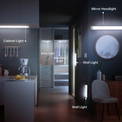 ⚡50% OFF Factory Clearance –💡 Punch-free Smart Sensor Magnetic Rechargeable LED Lights✈Fast Worldwide Shipping