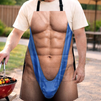 ⚡Personalized Apron (with Pockets) – A Gift for Men – King of BBQ