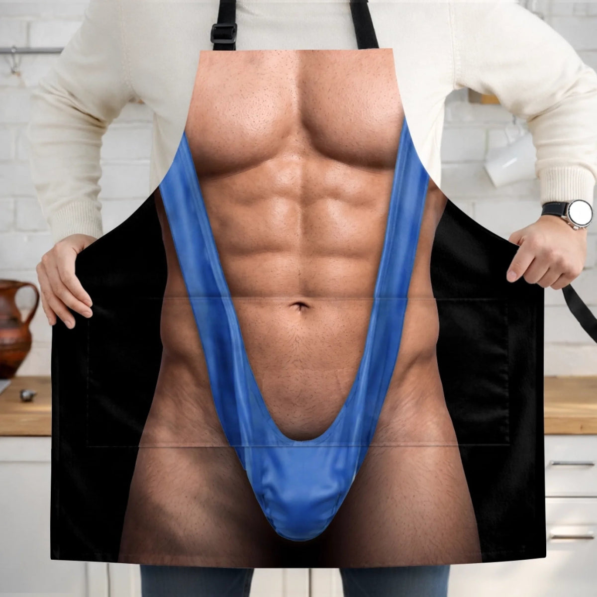 ⚡Personalized Apron (with Pockets) – A Gift for Men – King of BBQ