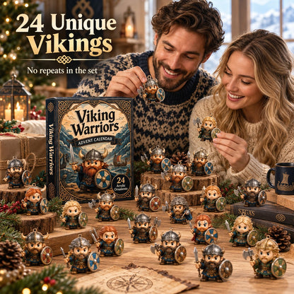 Viking Warriors Advent Calendar 2026 – 24 Acrylic Warrior Ornaments