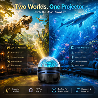 🎦360° Smart Holographic Starry Sky Projector (HD Smart Dynamic 5D)