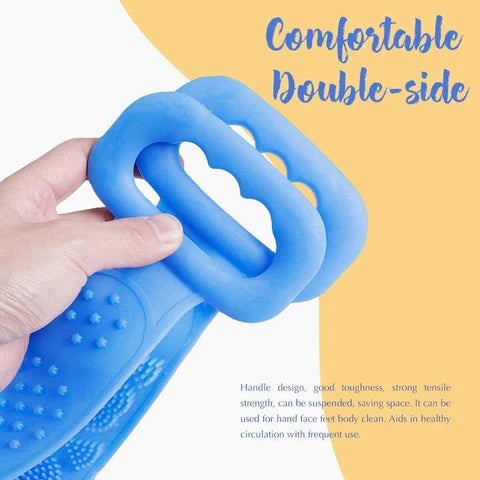 🛁 Silicone Back Scrubber Towel – Reach Every Inch With A Better Shower Clean ✨