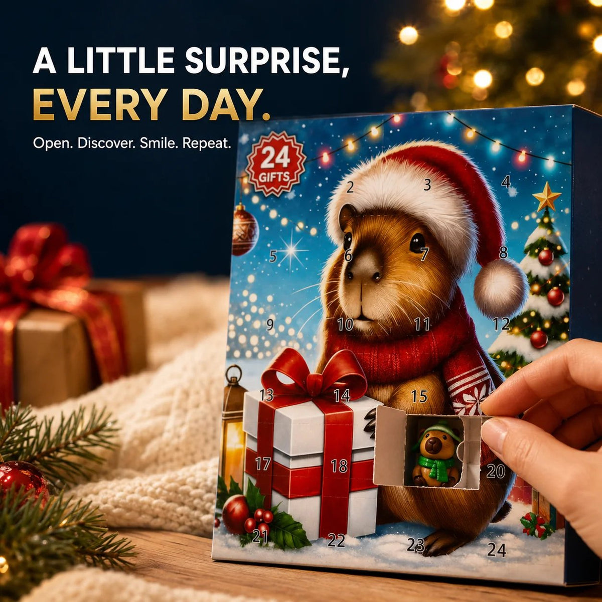 Advent calendar for capybara 2026
