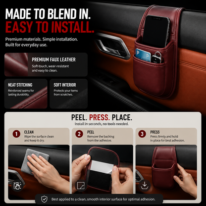 🚙 Car Phone Storage Pocket