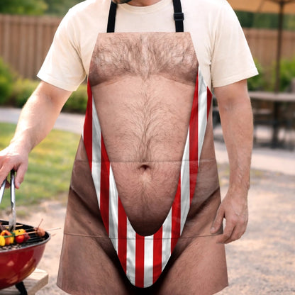 ⚡Personalized Apron (with Pockets) – A Gift for Men – King of BBQ