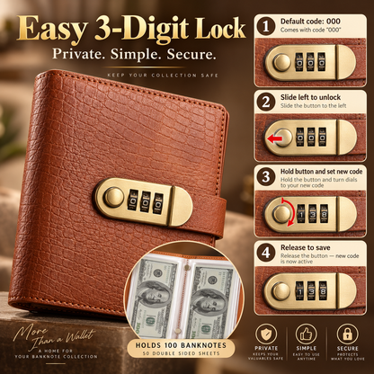 🔐🔥 Lockable A6 Savings Binder – Cash Organizer & Budget Planner