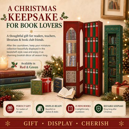 🎄 25-Day Mini Book Advent Calendar – ✨A Book Lover's Christmas Countdown
