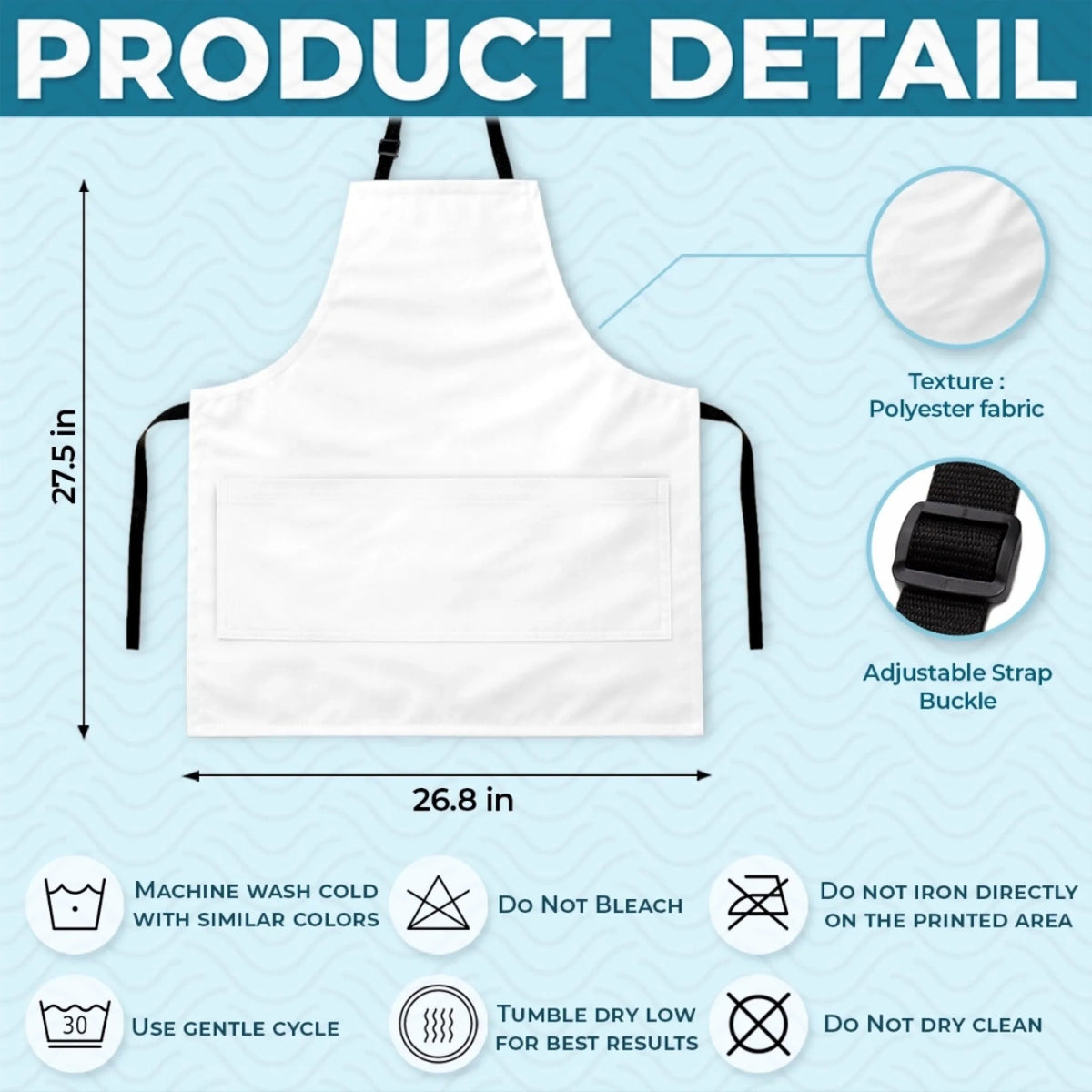 ⚡Personalized Apron (with Pockets) – A Gift for Men – King of BBQ