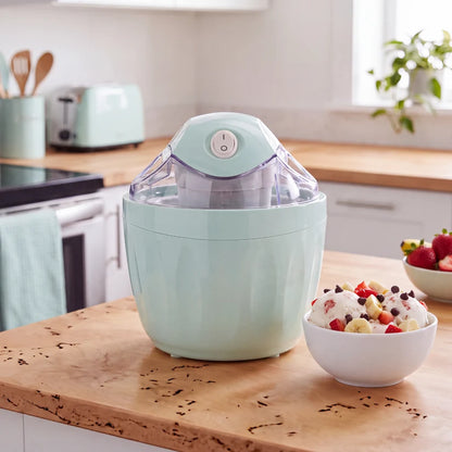 🍦Mini Personal Ice Cream Maker – One-Touch Homemade Frozen Dessert Maker