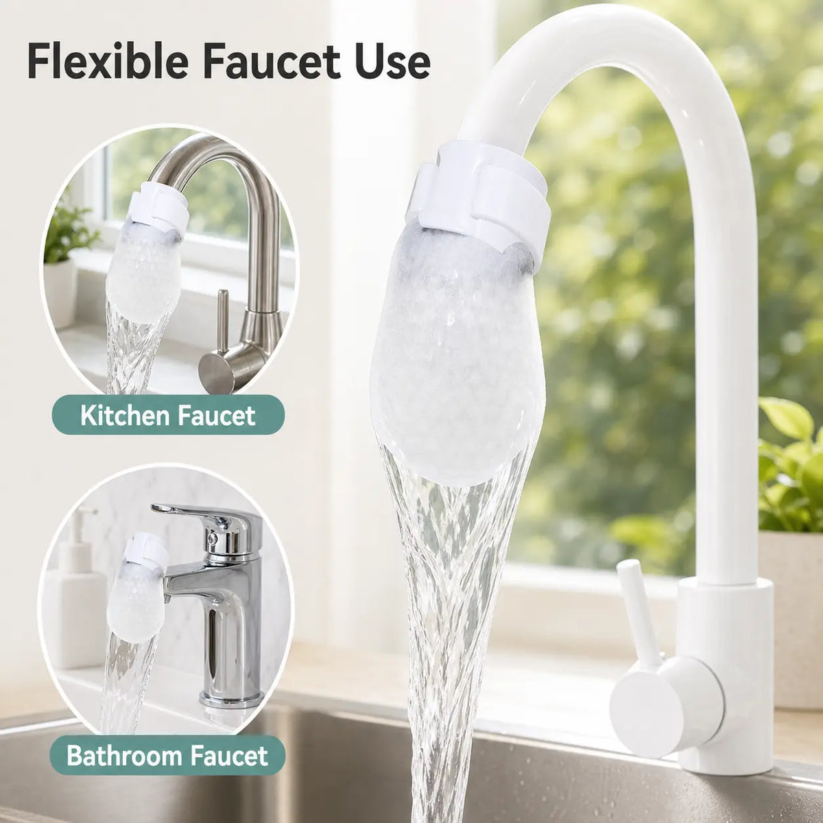 🔥 Cotton Faucet Filter Bags – Sediment & Splash Filter