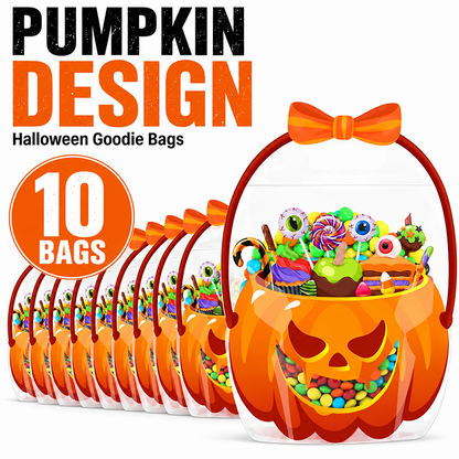 🎃Halloween Pumpkin & Witch Cauldron Goodie Bags (Bags Only)