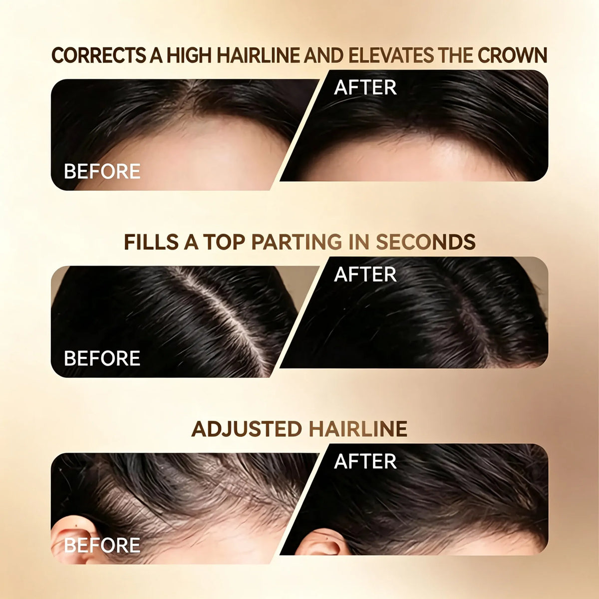 Hairline Shadow Powder – Instant Root Touch-Up & Scalp Concealer
