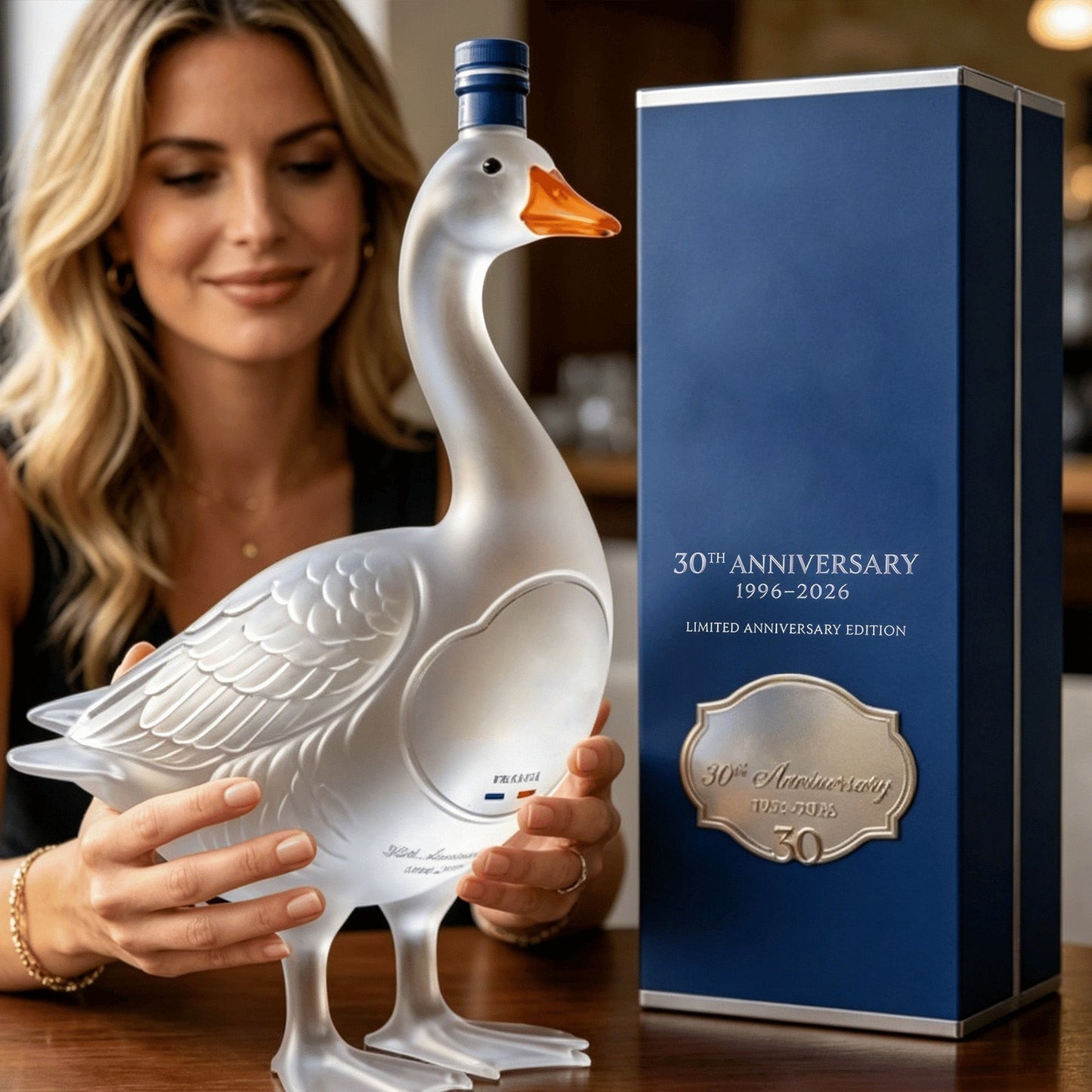 🪿Goose 30th Anniversary 3D Sculpted Vodka Bottle