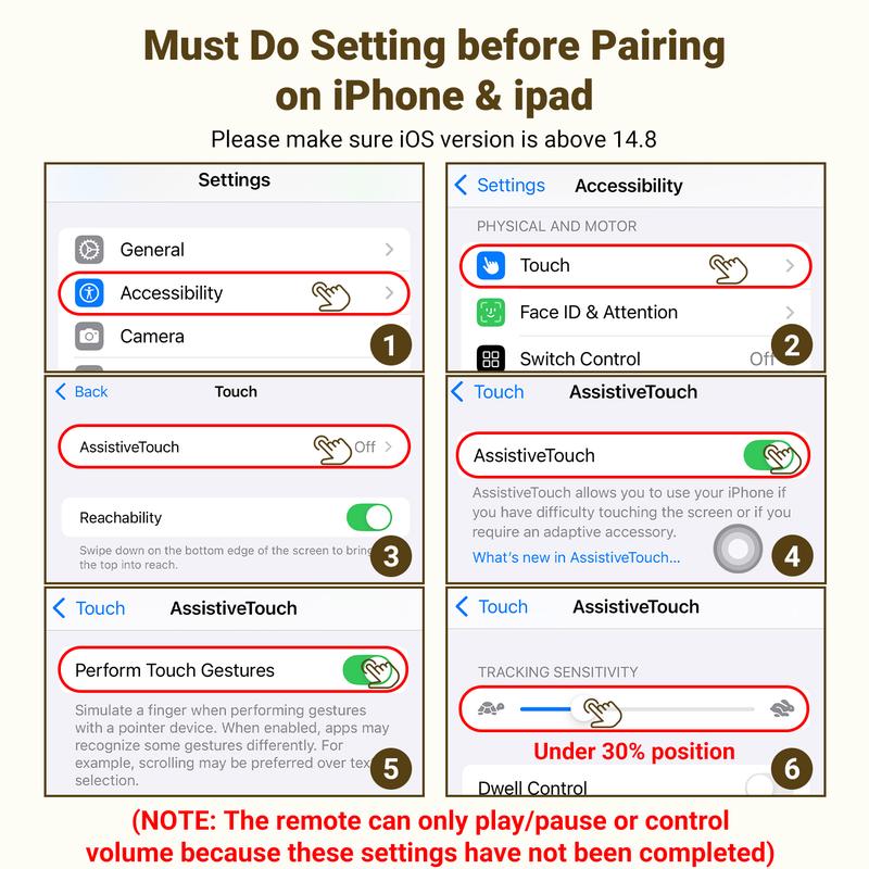 📱Remote Control for TikTok Scrolling with Smartphone Holder Stand, Wireless Scroller Page Turner, Camera Shutter Video Recording for iOS Android