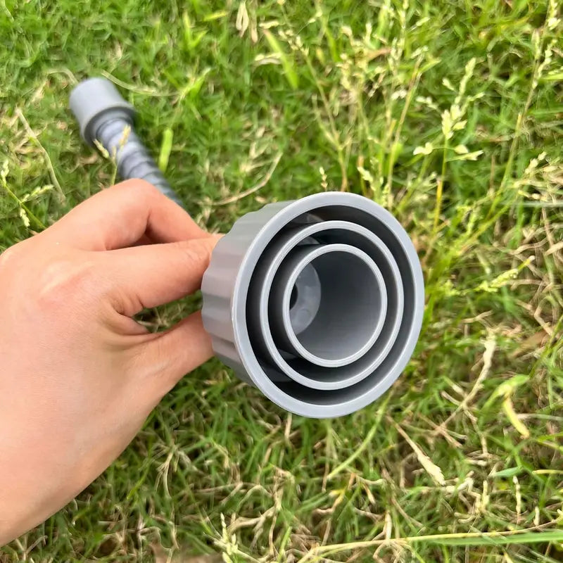 A/C Drain Lines Cleaner Tool in Wet Vac Attachment To Unclog And Evacuate