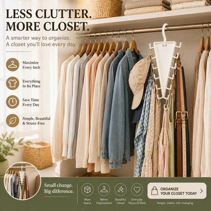 🩱Multi-Layer Closet Hanger Organizer