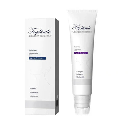 Roller Massage Neck Cream 🧴 Collagen & Hyaluronic Acid | Firms Neck, Reduces Wrinkles & Double Chin✨
