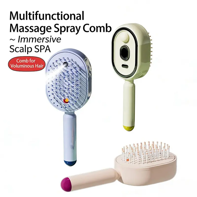 🔥Hot Sale 50% OFF🔥Electric Spray Air Cushion Massage Comb