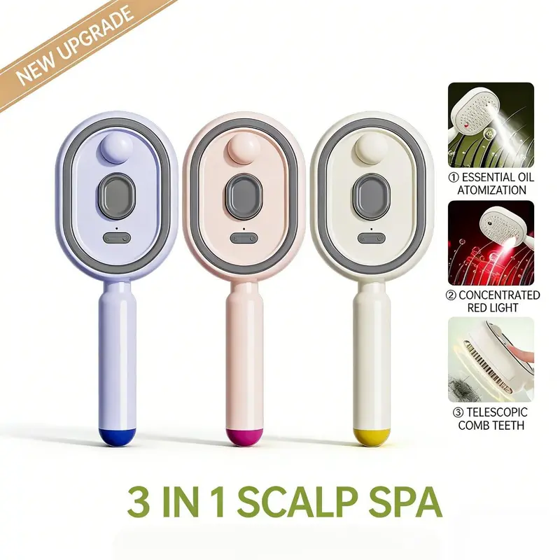 🔥50% OFF🔥Electric Spray Air Cushion Massage Comb