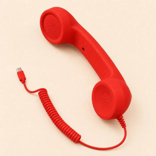 ☎️Retro Phone Handset — Wired USB-C / 3.5mm for Smartphone