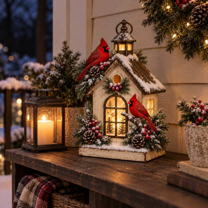 💖A Little Winter Home for Cardinal Lovers💖