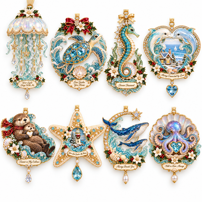 'Ocean Treasures' – Marine Life Christmas Commemorative Ornament