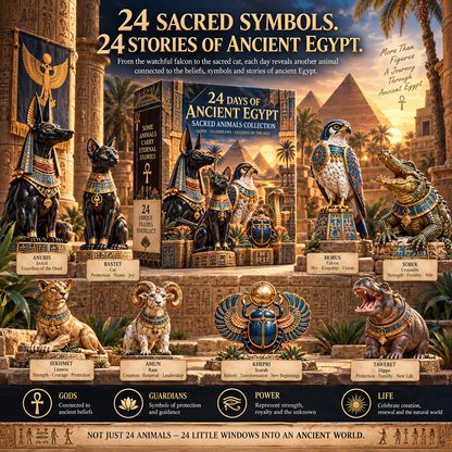 🎀🐈‍⬛🏺24 Days of Ancient Egypt – Sacred Animals & Guardians Collection ✨