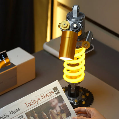 💡 Father's Day Garage Decor Lamp – Racing Suspension Inspired Industrial Light🚘