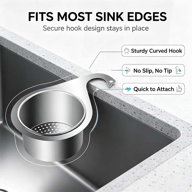 🔥BUY 1 GET 1 FREE💧Stainless Steel Swan Sink Strainer Basket🦢💧