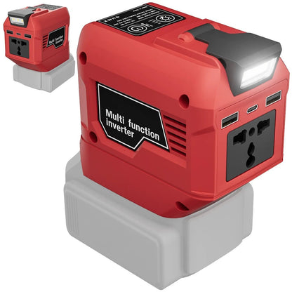 ⚡ 250W Portable Power Inverter – Turn 18V–21V Tool Batteries Into 220V AC Power 🔋