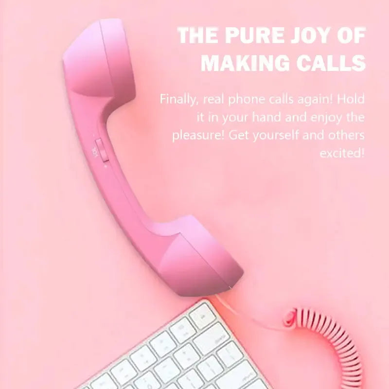 ☎️❤️Retro telephone handset with Type-C interface