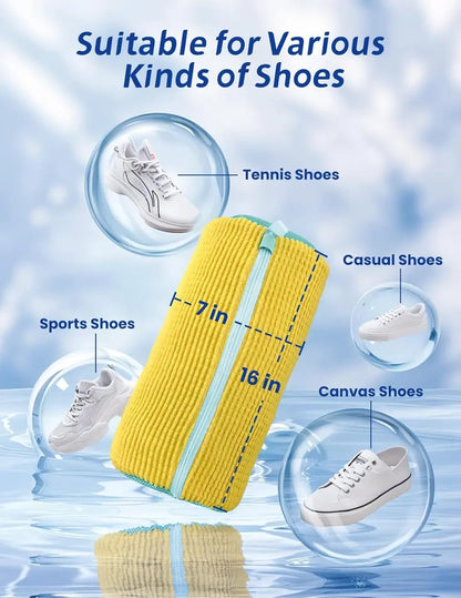 No-Scrub Shoe Washing Bag – Clean & Protect Your Sneakers In The Washing Machine