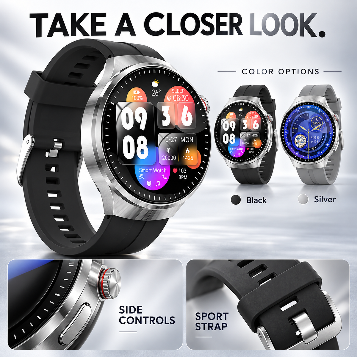 ❤️Flagship Smartwatch for Health Protection, 24/7 Health Data Center🥰