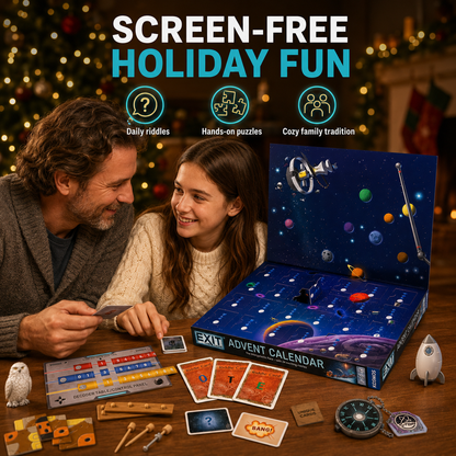 🧩LAST DAY 49% OFF –🐰 24-Day Cosmic Escape Room Advent Calendar🚀