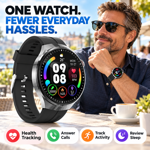 ❤️Flagship Smartwatch for Health Protection, 24/7 Health Data Center🥰