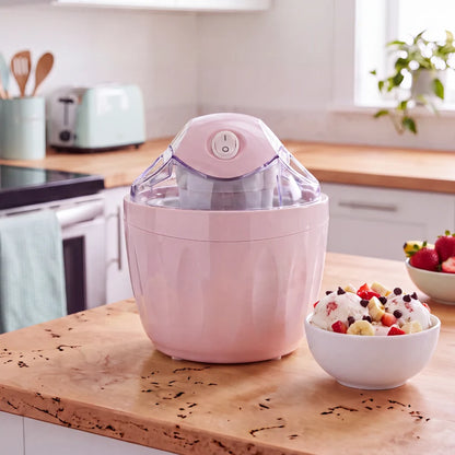 🍦Mini Personal Ice Cream Maker – One-Touch Homemade Frozen Dessert Maker